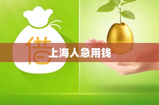 上海人急用钱